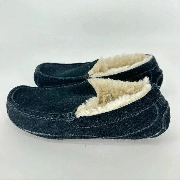 UGG Ascot slippers suede with shearling lining - Picture 5 of 7